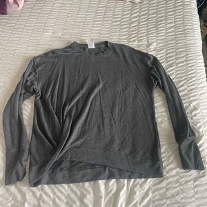Grey workout top size small